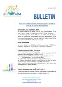 thumbnail of Ecole Saint-Marie-locean – Bulletin 5